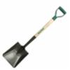 UnionTools® Square Point Shovel w/ 28" Wood Handle & Poly D-Grip, 8-1/2" Width x 5-1/2" Length x 38" Height