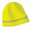 CornerStone® Enhanced Visibility Beanie w/ Reflective Stripe, Safety Yellow/Reflective
