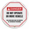 Steering Wheel Message Cover™, " DANGER DO NOT OPERATE OR MOVE VEHICLE"