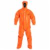 DuPont™ Tychem® 6000 FR Coveralls w/ Hood & Boots, EWA, Orange, SM, 2/CS