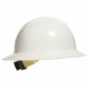 Bullard® Classic 6-Point Ratchet Suspension, Full Brim Hard Hat, White
