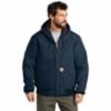 Carhartt® Quilted Flannel Lined Duck Active Jacket, Dark Navy, SM