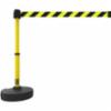 Banner Stakes PLUS Barrier Set, Yellow/Black Diagonal Stripe