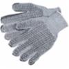 Honey Grip® Cotton/Poly Multi-Purpose Glove, Gray, Large