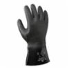 Neoprene Coated Rough Grip Gloves w/ 12" Gauntlet, Black