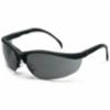 Klondike® Gray Anti-Fog Lens, Black Frame, Scratch Resistant Safety Glasses, 12/bx