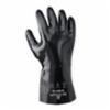 Neoprene Coated Smooth Grip Gloves w/ 12" Gauntlet, Black