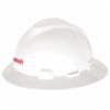 V-Gard® Hard Hat, Slotted Full-Brim, White, with Fas-Trac III Suspension, Clean Harbors Logo