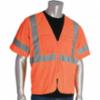 PIP Class 3 value mesh safety vest, 4 pocket, Hi Viz org, SM