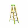 Louisville Cross Pinnacle Type 1AA Fiberglass Platform & Leaning Step Ladder, 375lb Load Capacity, 4'