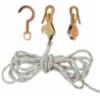 Klein Block & Tack with Standard Snap Hooks with Swivel Rope