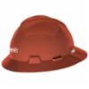 V-Gard® Hard Hat, Slotted Full-Brim, Red, with Fas-Trac III Suspension, Clean Harbors Logo
