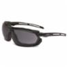 Uvex Tirade™ Sealed Safety Glasses, Black Frame, Gray Uvextra Anti-Fog Lens, 10/bx