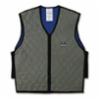 Ergodyne Chill-Its® Evaporative Cooling Vest w/ Zipper Front, Gray, MD