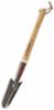 Truper Drain Spade, Rolled Step D Handle, Wood