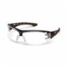 Pyramex Carhartt® Easley™ Safety Glasses, Black / Tan Frame, Clear Anti-Fog / Anti-Scratch Frame