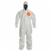 DuPont™ Tychem® 4000 Coverall w/ Hood, Taped Seams, White, MD