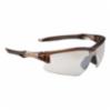 Uvex Acadia™ Safety Glasses, Brown Frame, SCT Relfect 50 Hardcoat Lens, 10/BX