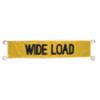 8" x 18" Wide Load/Oversized Load sign, 5' rope 