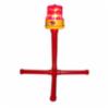 Ice Alert LED Warning Light w/ 2' Guardian Stand, Flashing Red