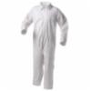 KC A35 Kleenguard Coverall with Front Zipper, White, SM, 25/cs