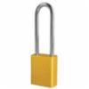 1107 Series Keyed Different Lockout Padlock, Yellow
