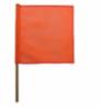 Loveline Safety Flag with 30" Wooden Dowel, 24" X 24" 
