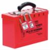 LatchTight® Portable Lock Box, Red