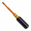 Klein® Insulated 1/4" Cabinet Tip Screwdriver w/ 4" Shank Length, 1000V Rated, 8-5/16" Length