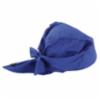 Ergodyne Chill-Its® Evaporative Cooling Triangle Hat/Bandana w/ Cooling Towel, Blue