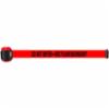 Banner Stakes 15' Magnetic Wall Mount, Red "Do Not Enter - Arc Flash Boundary" Banner