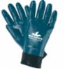 MCR Predalite Fully Coated PVC Glove, Blue/White, MD