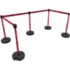 Banner Stakes PLUS Barrier Set X5, Red "Danger-Keep Out" Banner