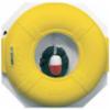 Jim Buoy life ring buoy cabinet with 30" life ring, yellow
