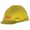 V-Gard® Hard Hat, Slotted Cap Style, Yellow, with Fas-Trac III Suspension, Clean Harbors Logo
