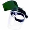 Sellstrom® DP4™ Multi-Purpose Faceshield, Black Crown, Ratchet Headgear with a Clear Anti-Fog Window & Shade 5 IR Flip Front Window