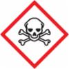 Accuform® GHS Pictogram Labels, Skull & Crossbones, Adhesive-Poly, 2" x 2", 250/roll