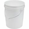 5 Gallon Pail w/ Lid, Plastic, White