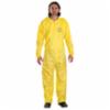 Ansell AlphaTec® 2300 Series Coverall with Hood and Elasticated Waist, Wrist, and Ankles, Yellow, 2X-Large