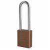 1107 Series Master Keyed Lockout Padlock, Brown