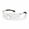 Pyramex Clear Lens Clear Frame Safety Glasses, AF, 12/bx