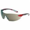 Ignite® Gray Lens, Metallic Red Frame Safety Glasses w/ Anti-Scratch Coating<br />
