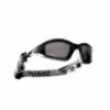 Bolle Tracker Smoke Anti-Fog Lens, Black/Gray Safety Glasses