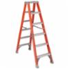 Louisville™ Type 1A Twin Front Fiberglass Step Ladder, 300lb Capacity, 6'