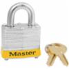 Keyed Alike, Steel Body Padlocks, Yellow