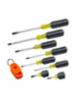 Klein Screwdriver Set Plus Magnetizer, 8 piece