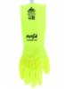 MCR Ninja Alchemy PVC Double Dip Glove, 14" Gauntlet, Hi Viz, MD