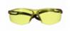 3M™ SecureFit™ Safety Glasses, Black Frame, Amber Scotchgard™ Anti-Fog/Anti-Scratch Lens, 20 per Case