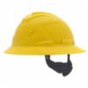 MSA V-Gard® C1™ Heat Stress Full Brim Hard Hat, Vented, Yellow