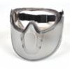 Capstone® Shield Goggle w/ Adjustable Faceshield, Gray Frame w/ Clear Anti-Fog Lens